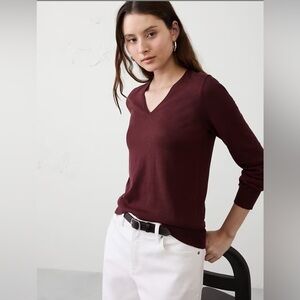 Banana Republic Forever V-Neck Sweater - NWT